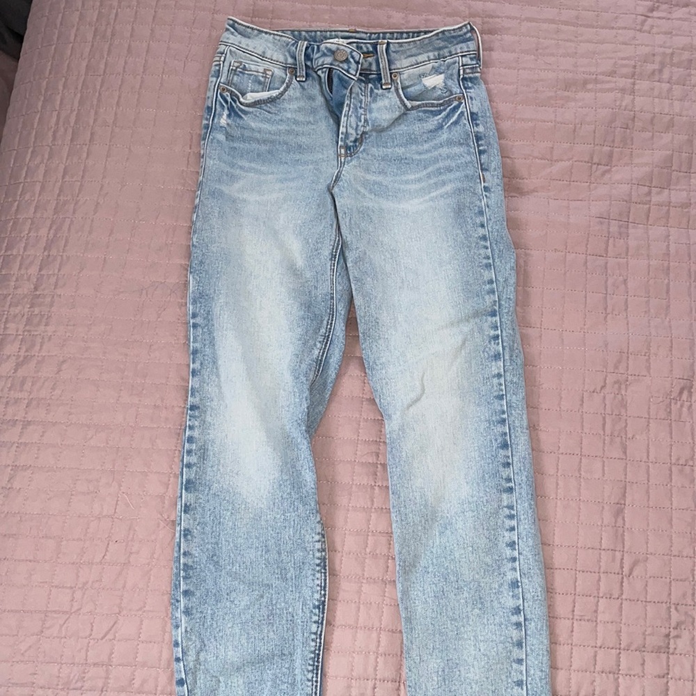 Old Navy Power Straight Light Wash